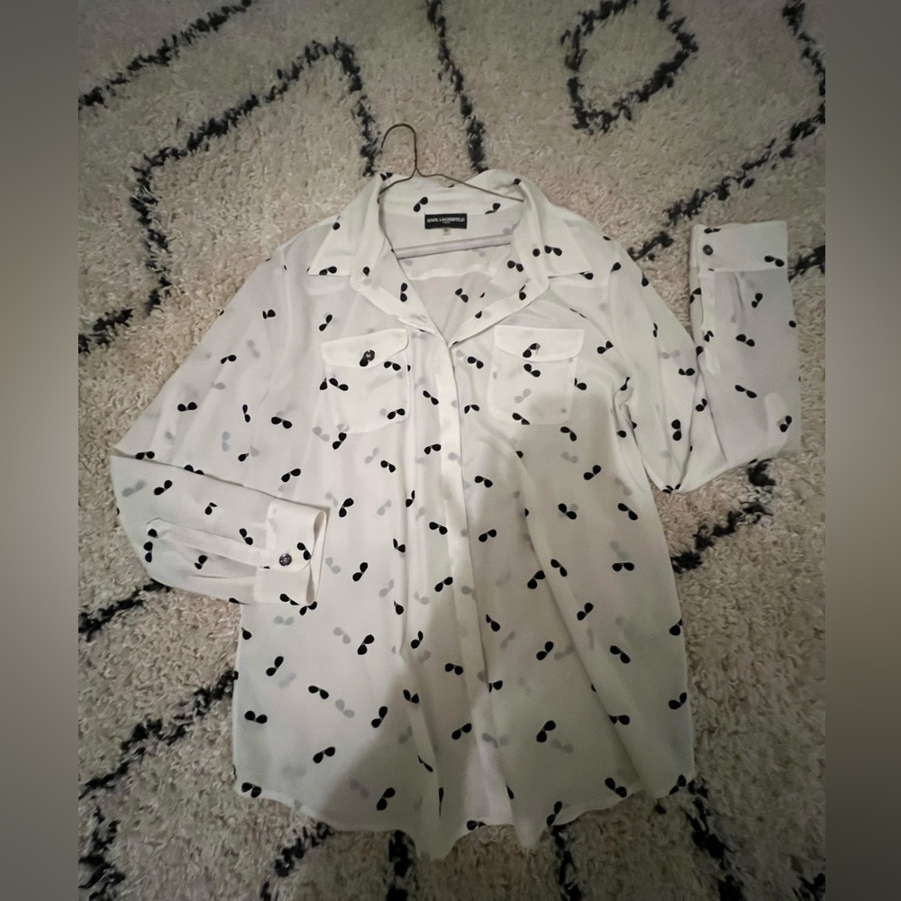 KARL LAGERFELD PARIS BLOUSE 😎🖤